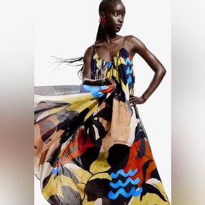 H&M Summer 2024 A-line Maxi Dress - NWT